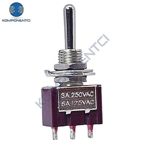 IC-142 Toggle Switch Yayl On-Off-Mom (Kaliteli) 6mm MTS-113