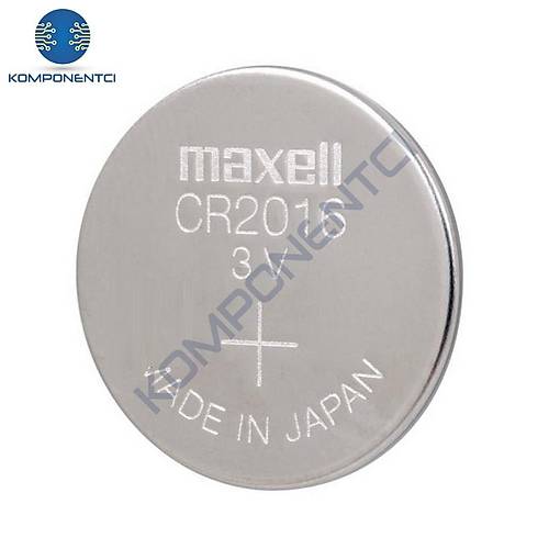 Maxell CR2016 3V Lityum Pil 5'li Paket