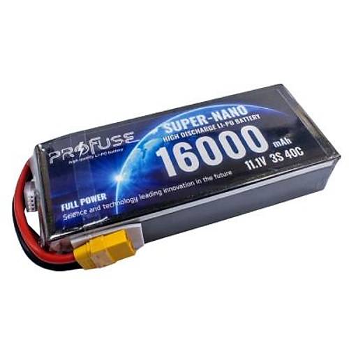 11,1V 3S 16000mAh 40C Lipo Batarya