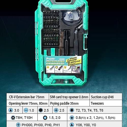 Proskit SD-9322M Telefon Tamir Tornavida Seti