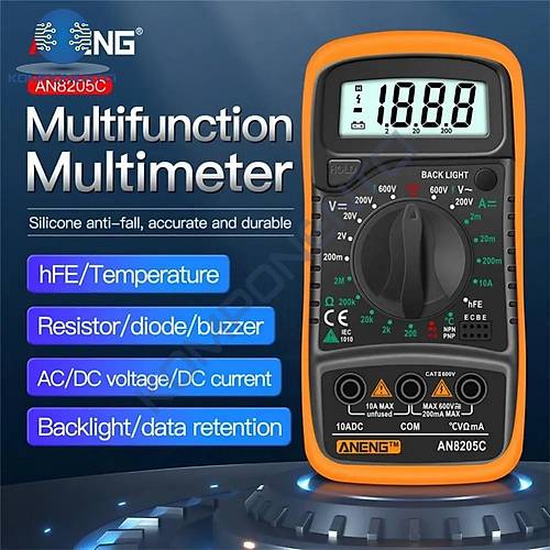 Aneng AN8205C Dijital Multimetre (Sar�)
