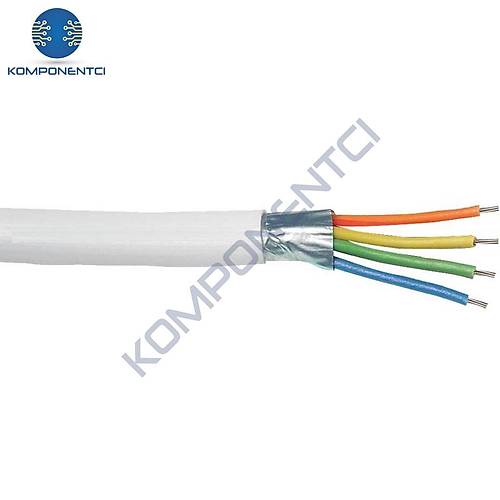 6'l� Diafon Kablosu 1m DT-6 (6 x 0.22m)