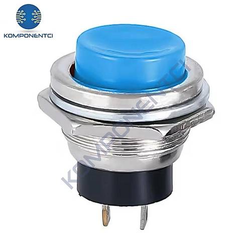 IC-180 Buton �16mm DS-212 Mavi