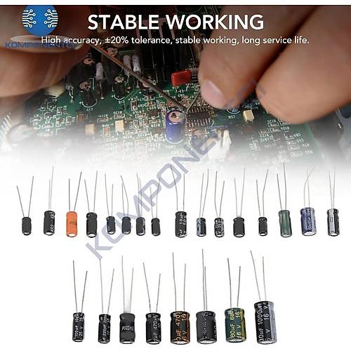 100uF 16V Kondansat�r 5x11mm