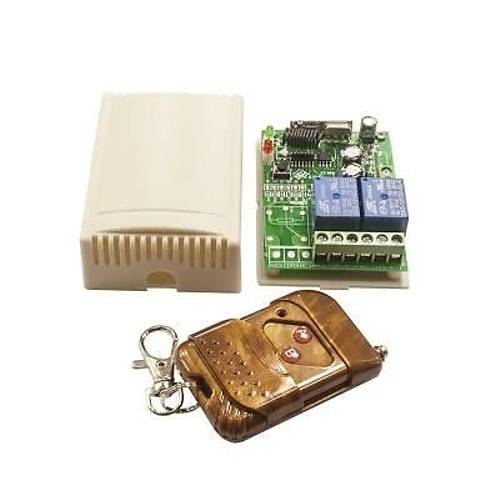 2 Kanal 12V Uzaktan Kumandal� RF Mod�l� Al�c� Verici