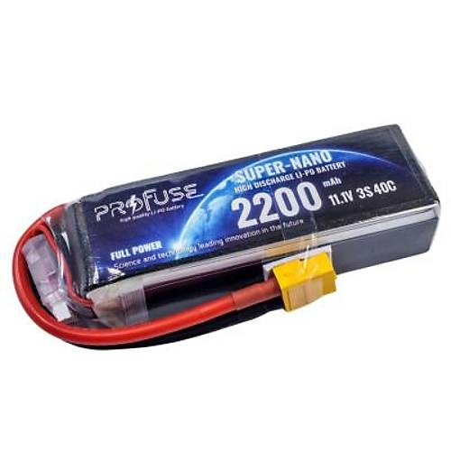 11,1V 3S 2200mAh 40C Lipo Batarya