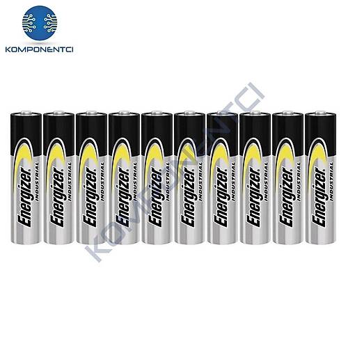Energizer End�striyel Alkalin AAA �nce Kalem Pil 10'lu