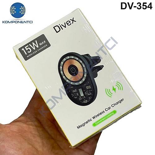 Divex Kablosuz Ara� �arj Cihaz� Manyetik Wireless �arj Aleti DV-354