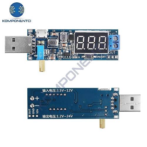 USB G��lendirici Voltaj Reg�lat�r� (5V to 3.3V-24V)