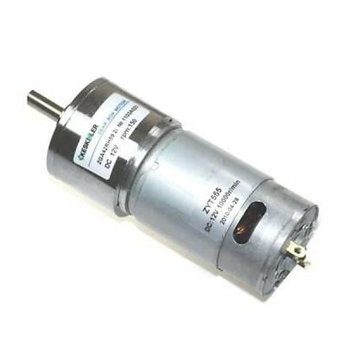 KGA42 12V 150Rpm 42mm Red�kt�rl� Flan�l� Uzun Dc Motor