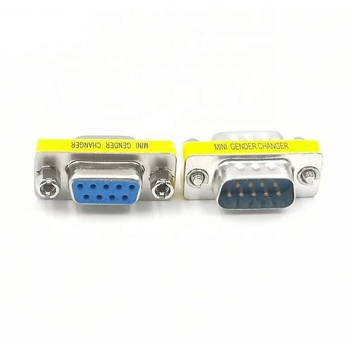 DB9 - RS232 Erkek-Dii (M2F) 9 Pin evirici Ara Adaptr