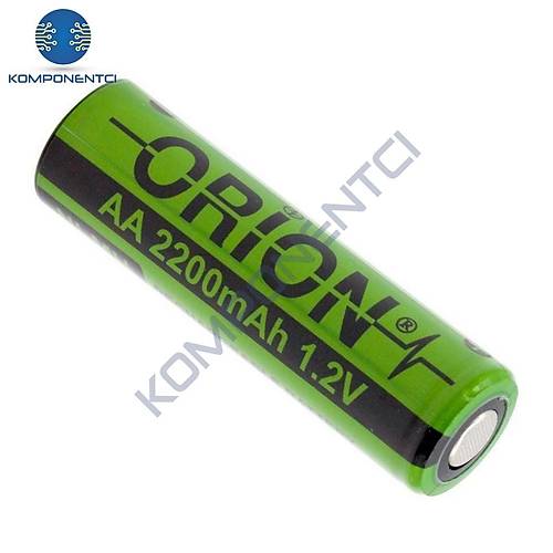 Orion 1.2V Ni-Mh AA 2200mAh arj Edilebilir Kalem Pil