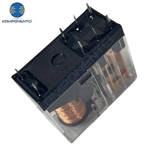5V 5A Tek Kontak Omron Rle 8 Pin - G2R-2-DC5