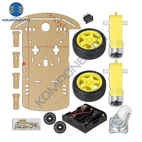 2WD Robot Araba Kiti