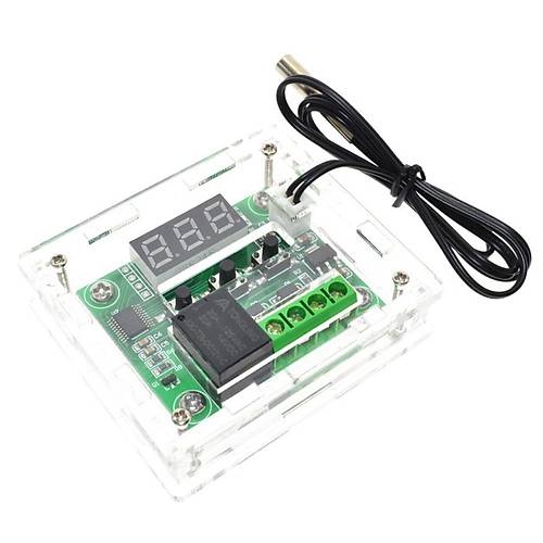 W1209 Kulu�ka Termostat �effaf Akrilik Kutu