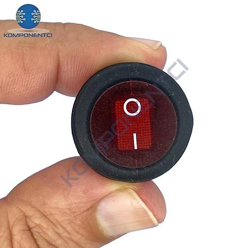 IC-133W Su Geirmez Yuvarlak Iksz Anahtar On-Off 2P
