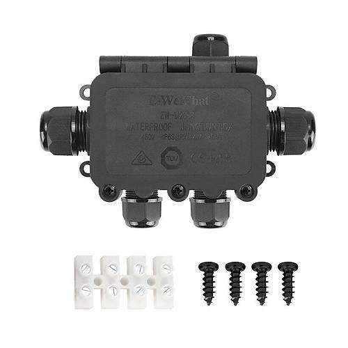 EW-M2068-5T 5-Yollu Su Ge�irmez Kablo Ba�lant� Kutusu