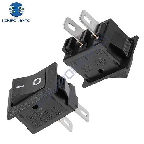 IC-125B Mini Dikdrtgen Iksz On-Off Anahtar 2 Pin