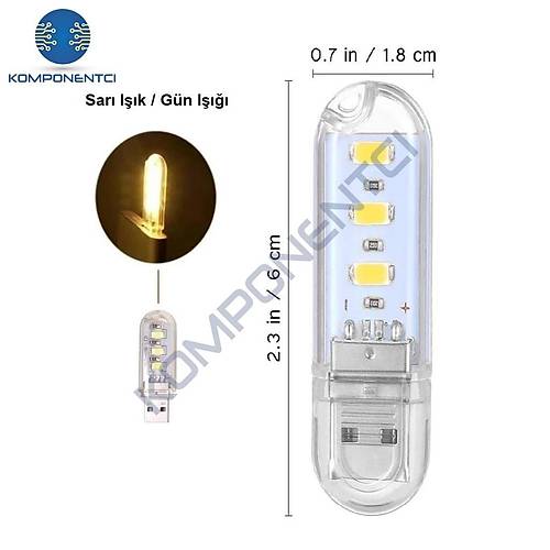 Portatif Mini Usb Led Ik Gece Okuma Kamp Lambas