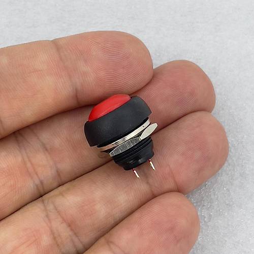 IC-184 Plastik Push Buton 12mm K�rm�z� PBS-33B