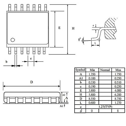 EM78P173NSO14J 8-Bit 4MHz Smd Mikrodenetleyici Sop14