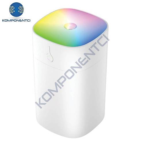 400ml Ultrasonik Hava Nemlendirici Buhar Yap�c� Dif�z�r Humidifier Beyaz