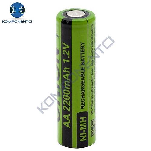 Orion 1.2V Ni-Mh AA 2200mAh arj Edilebilir Kalem Pil