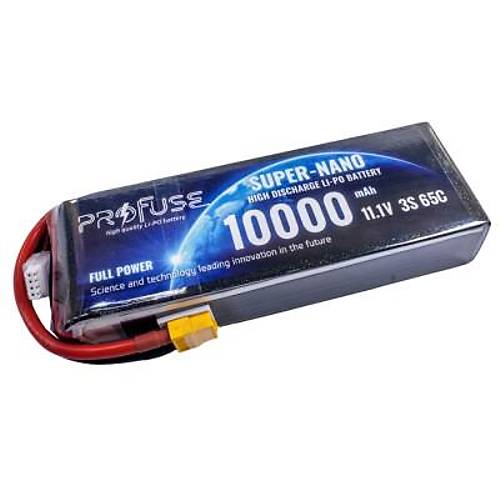 11,1V 3S 10000mAh 65C Lipo Batarya