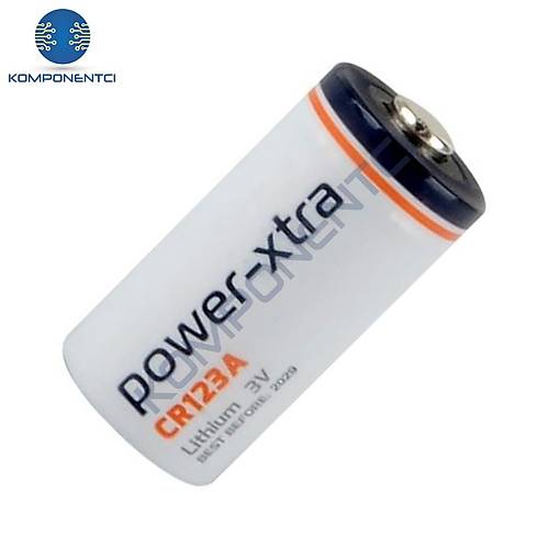 Power-Xtra CR123A Lithium Pil - Tekli Blister