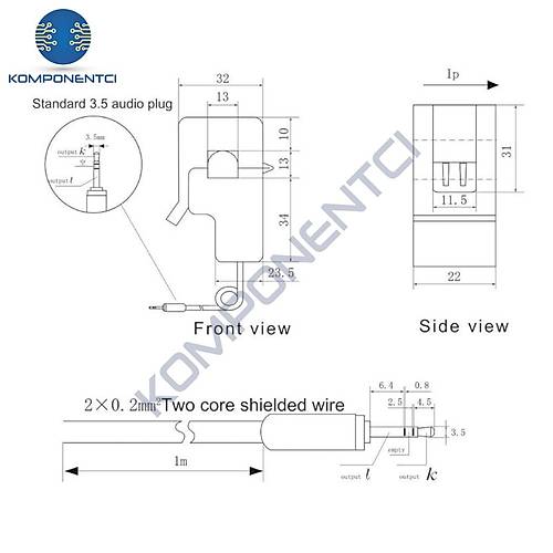 SCT-013 0-100A Ak�m Sens�r�