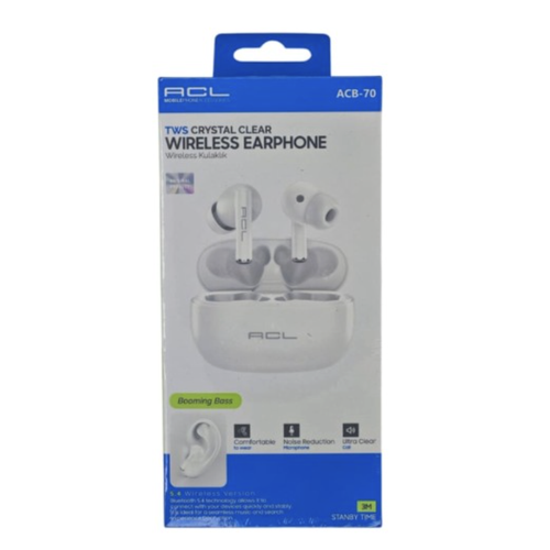 ACB-70 V5.4 3 Ay Bekleme S�reli Kablosuz Kulak ��i Bluetooth Kulakl�k