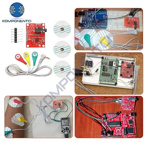 AD8232 EKG Kalp At��� Nab�z Grafi�i �zleme Kiti EKG Mod�l�
