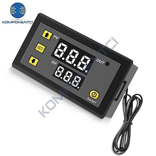 W3230 220V AC R�le ��k��l� Dijital Termostat S�cakl�k Kontrol Cihaz�