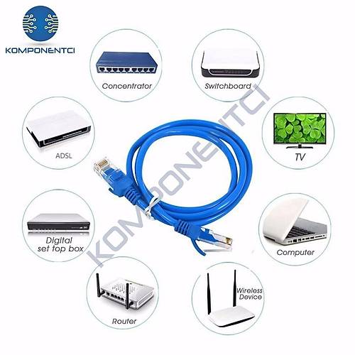 CAT5E Modem Internet Ethernet Network Kablosu 5m