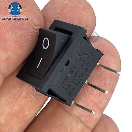 IC-121D Mini I��ks�z Anahtar ��ne Bacak 90 Derece ON-0FF 3P