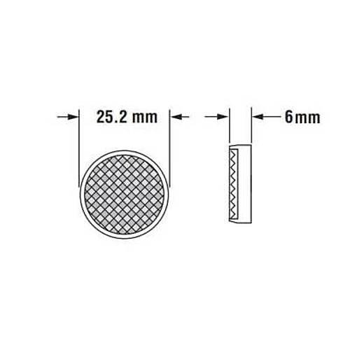 TD-06 25mm Reflekt�r / Mesafe Sens�rleri Uyumlu