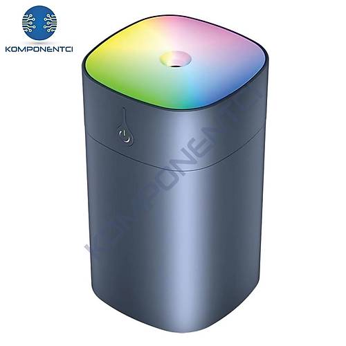 400ml Ultrasonik Hava Nemlendirici Buhar Yap�c� Dif�z�r Humidifier Gri