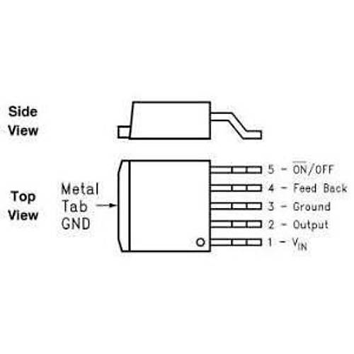 LM2596S-ADJ SMD DPAK-2 TO-263-5 Ayarl� Voltaj Reg�lat�r�