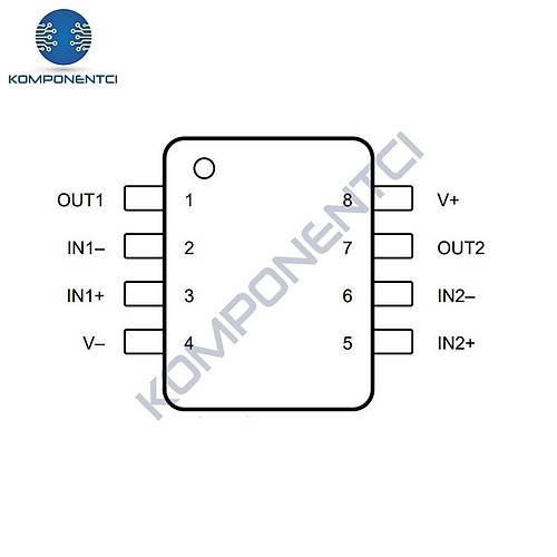 LM258DR Smd OpAmp Entegresi Soic-8