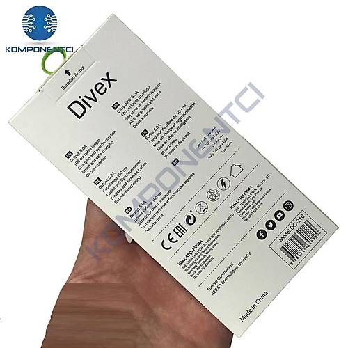 Divex Type-C ( USB-C ) 120W Hzl arj Kablosu DC-210