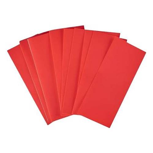 18650 Pil Kaplama Makaronu K�rm�z� - 10 Adet