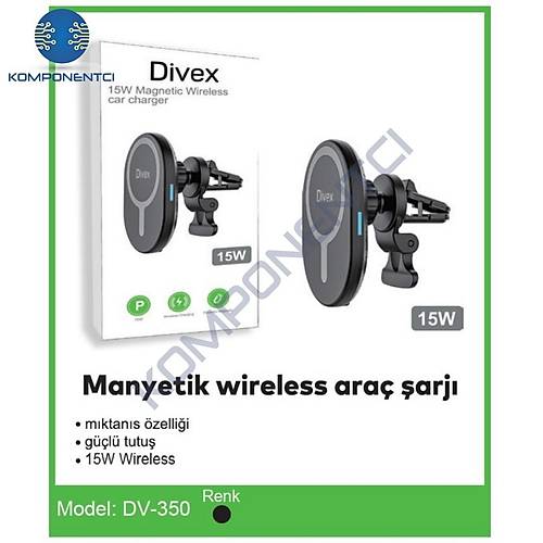 Divex Kablosuz Ara arj Cihaz Manyetik Wireless arj Aleti DV-350