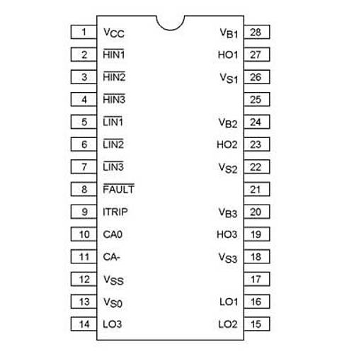 IR2132 DIP-28 3 Faz Mosfet S�r�c� Entegresi
