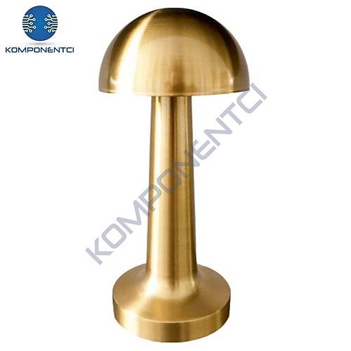 NOAS Atina Gold Renk �arj Edilebilir Led Dokunmatik Masa Lambas� YL86-1230