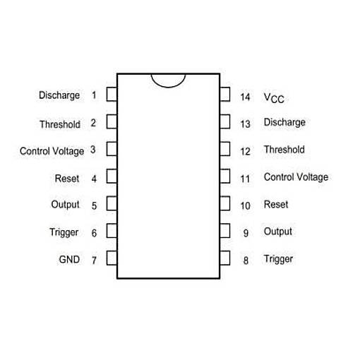 NE556N DIP-14 Zamanlay�c� Entegresi