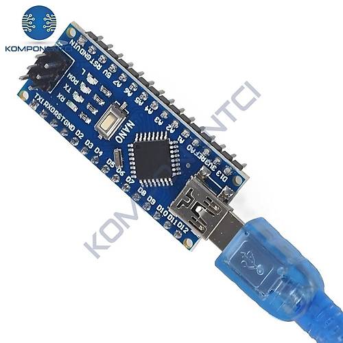 Arduino Nano Klon V3.0 - USB CH340 Chip (USB Kablo Dahil)