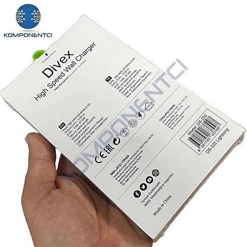 Divex Type-C Lightning USB 3.0A 27W arj Cihaz Apple Uyumlu DS-220