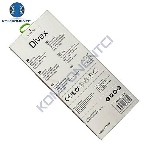 Divex 45W Type-C to Type-C Y�ksek H�zl� �arj Kablosu 2m DC-216