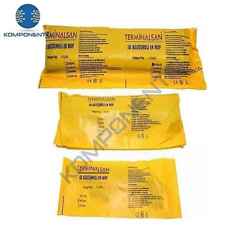3 x�240 mm� +�120 mm� Is� B�z��meli Bak�r �letkenli Ek Muflar 1 Adet Siyah