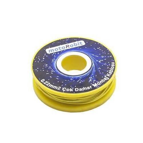 0.22 mm2 Sar� �ok Damar Montaj Kablosu - 10 Metre
